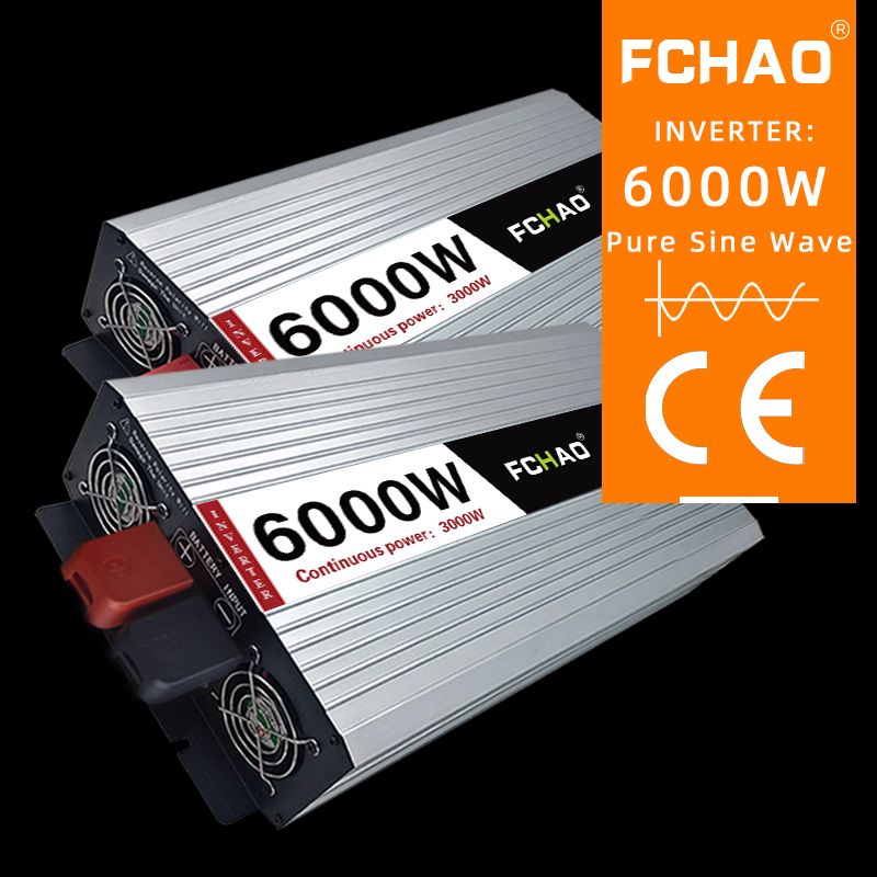 FCHAO 6000 Watt-Spitzenleistung Reiner Sinus-Wechselrichter